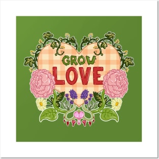 Grow Love Posters and Art